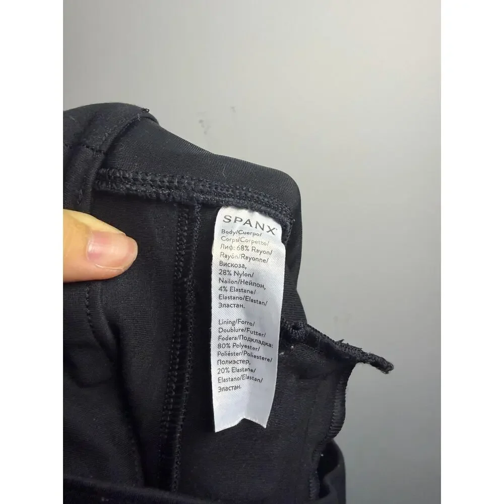 SPANXsmooth​™ PerfectFit Ponte Wide Leg Pant in Classic Black Size Large - Picture 9 of 9